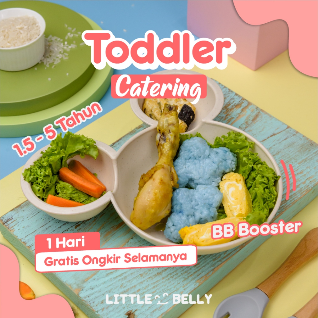 

Little Belly - Toddler (>18 bulan) Catering - 1 HARI | MPASI | BB Booster | Makanan Bayi
