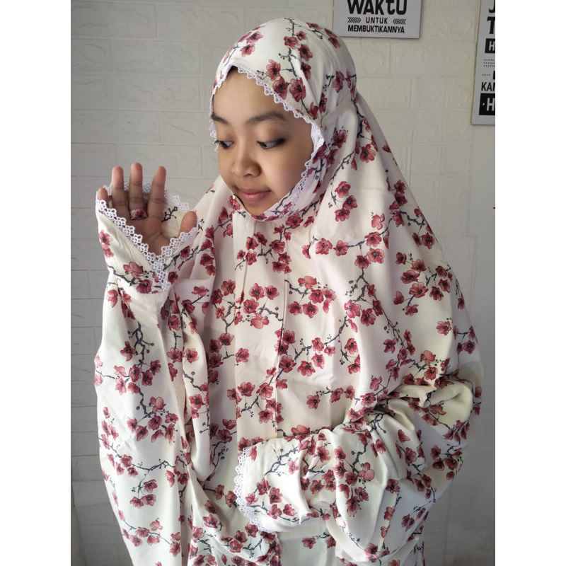 MUKENA RAYON MOTIF BY ALMUKHTAR