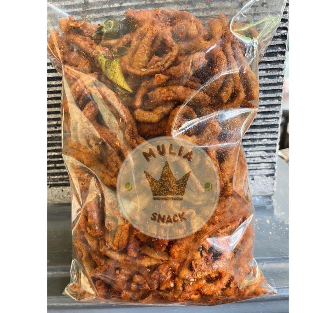 

keripik usus ayam pedas daun jeruk 1 KG