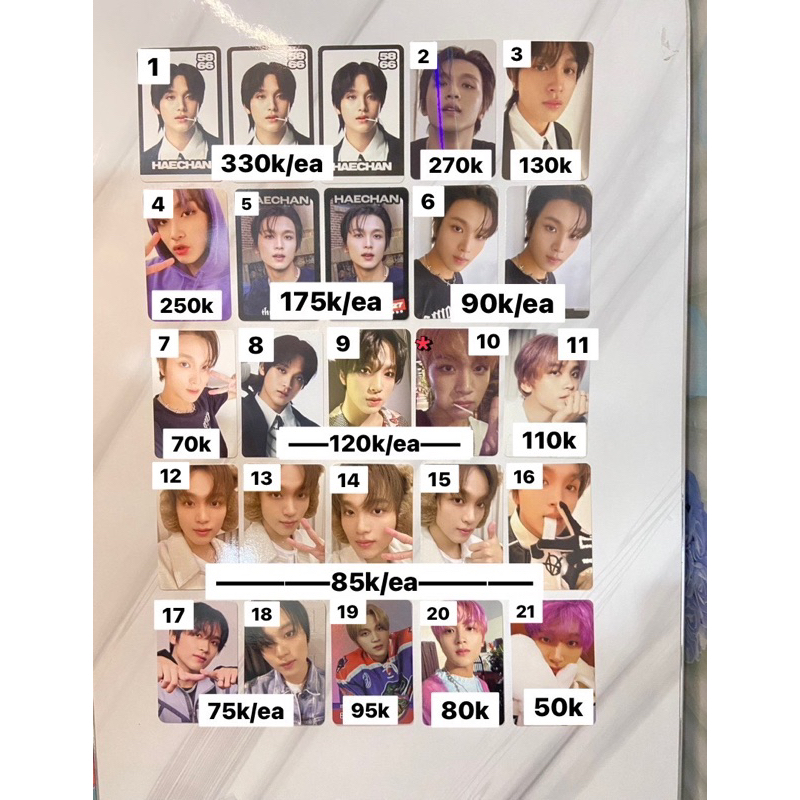 PHOTOCARD PC NCT DREAM, NCT 127 HAECHAN KOREK | PC HAECHAN HOODIE UNGU | HAECHAN TC AYYO | HAECHAN 2