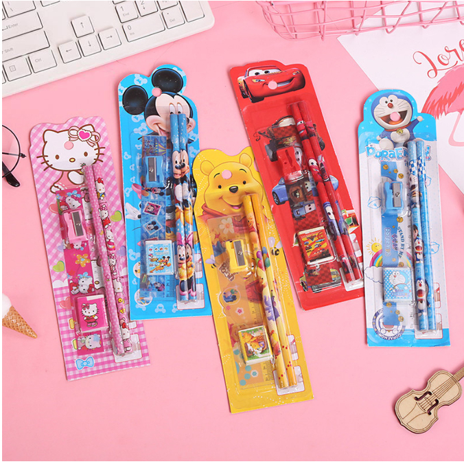 

SET ALAT TULIS SEKOLAH 5 in 1 KARAKTER LUCU / MINI STATIONERY