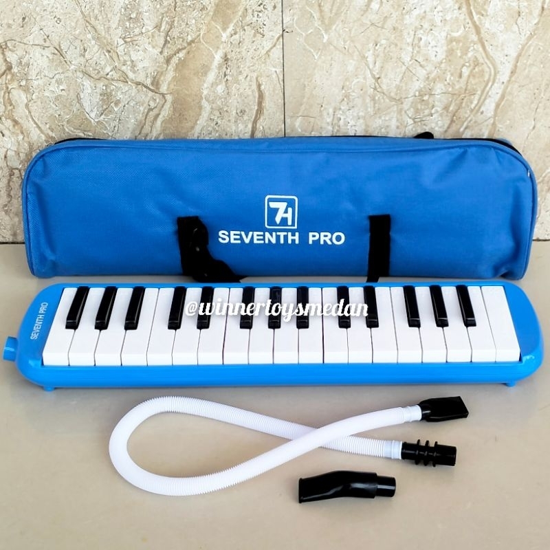 

Alat Musik Pianika / Pianika tiup biru hitam / Pianika Tas kain