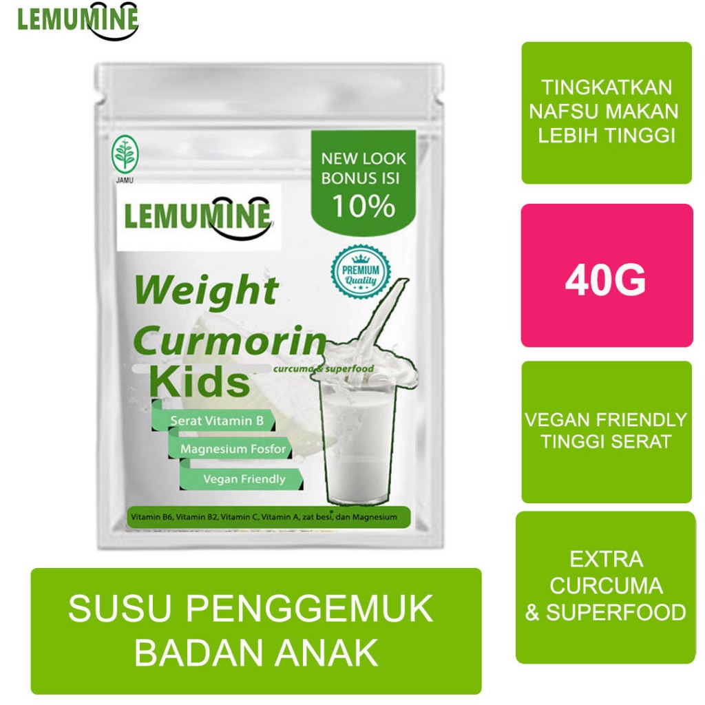 

Susu Penambah Berat Badan Anak Lemumine (40G)