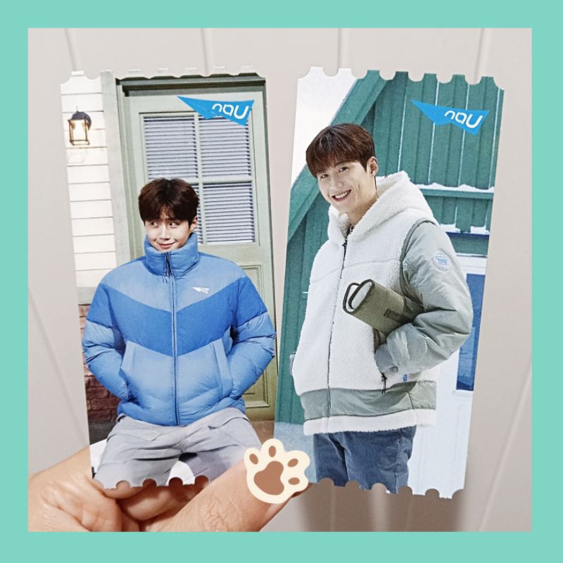 Kim Seon Ho x Moon Ga Young x NAU Official Winter Photocard // Kim Seonho Moon Gayoung PC