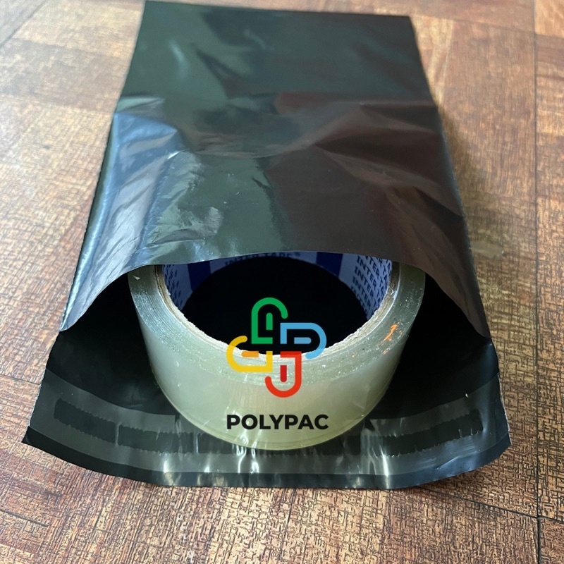 

Plastik Packing Jualan Online Polymailer Hitam HD Ekonomis [15x25] isi 100 - Polymailer Lem