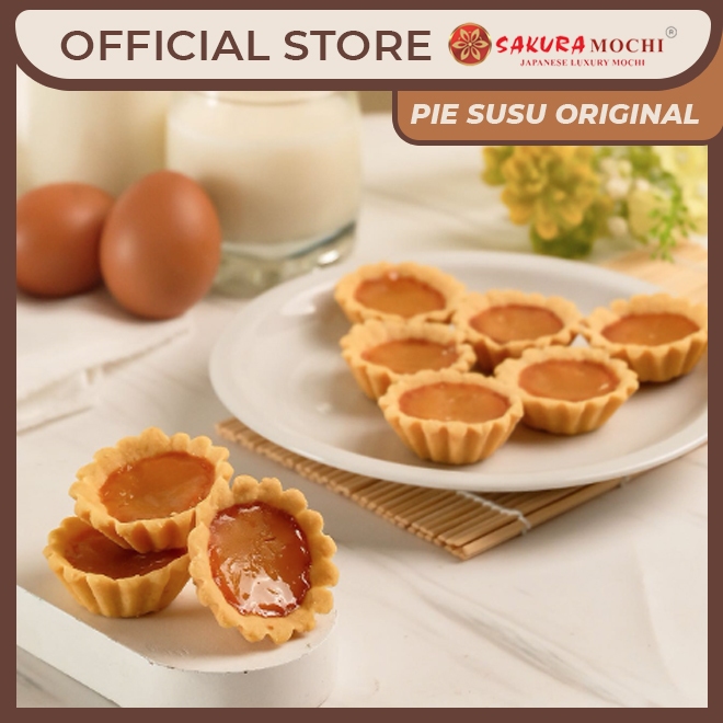 

Pie Susu Sakura Snack Oleh oleh khas jogja Isi 18pcs