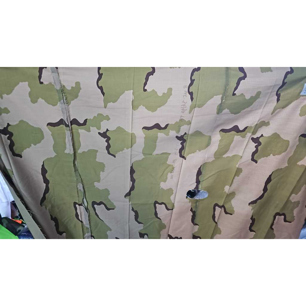 bahan kain loreng RIPSTOP TR GRADE A gurun REJECT murah konveksi