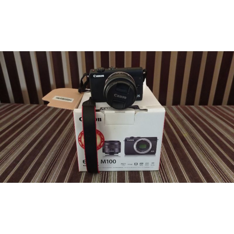Kamera Mirroless Canon EOS M100 (BEKAS)