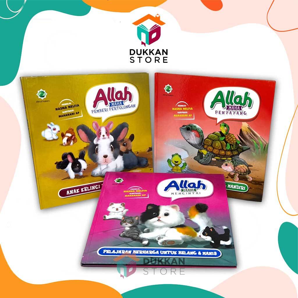 Buku Cerita Anak Bergambar Seri Allah Sayang Semua - Buku Cerita Anak Hard Cover #zikrul