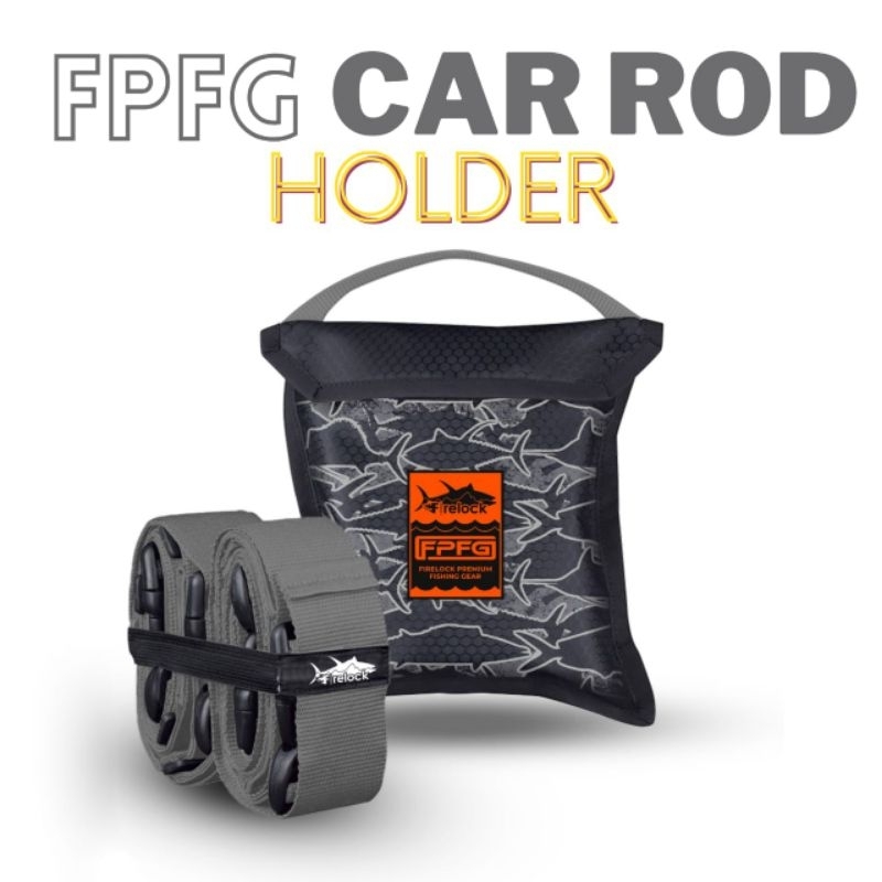Rod holder Car FIRELOCK DAN FIRECAST aksesoris untuk membawa joran pancing di mobil
