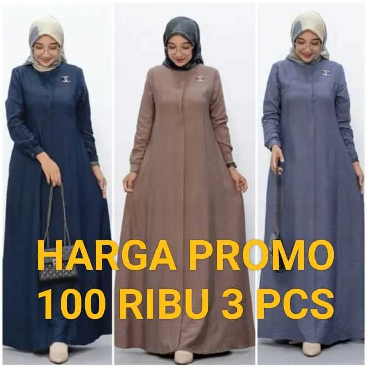 PROMO BAJU GAMIS MARYAM 100 RIBU 3 PCS STOK TERBATAS