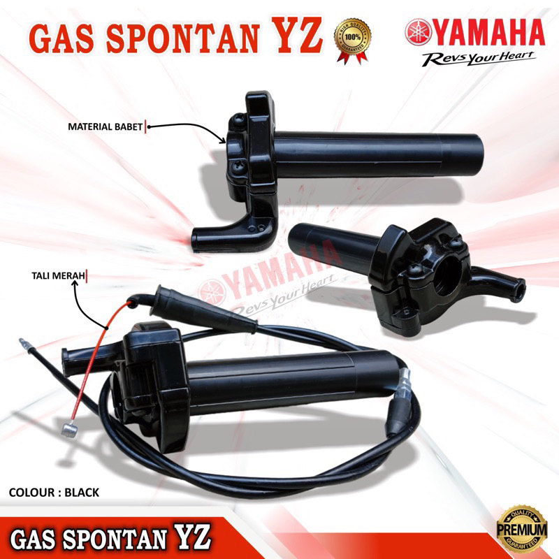 Gas spontan YZ original Yamaha universal rx king.fizr.jupiter z vega supra revo grand cripton alfa
