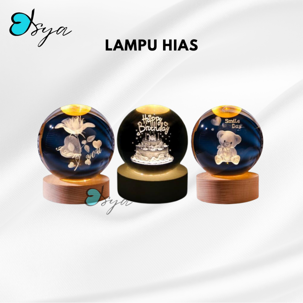 Lampu Hias Lampu Tidur Lampu Akrilik Hadiah LED Hampers Cewek
