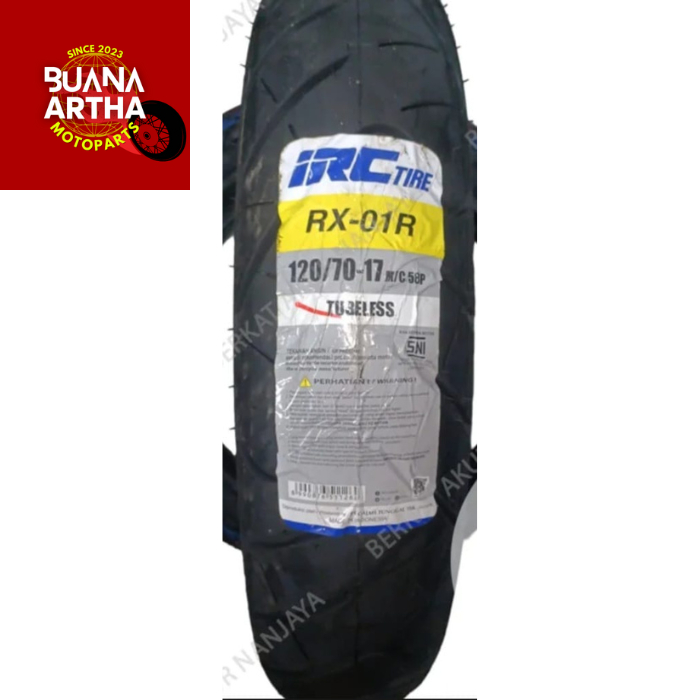 Ban IRC Type Tubles 120/70-17 RX