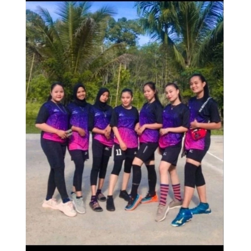 setelan volly.jersy volly.olahraga outdoor.atasan.baju voli cewek