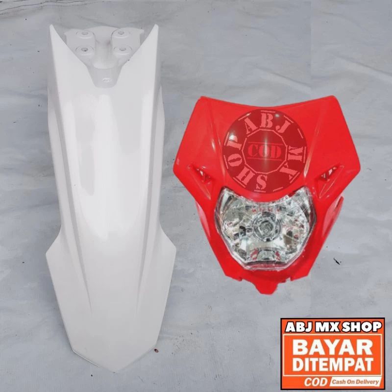Spakbor Depan CRF 150L Dan Batok Lampu Depan CRF 150 Spakbor CRF 150L Headlamp CRF 150 L