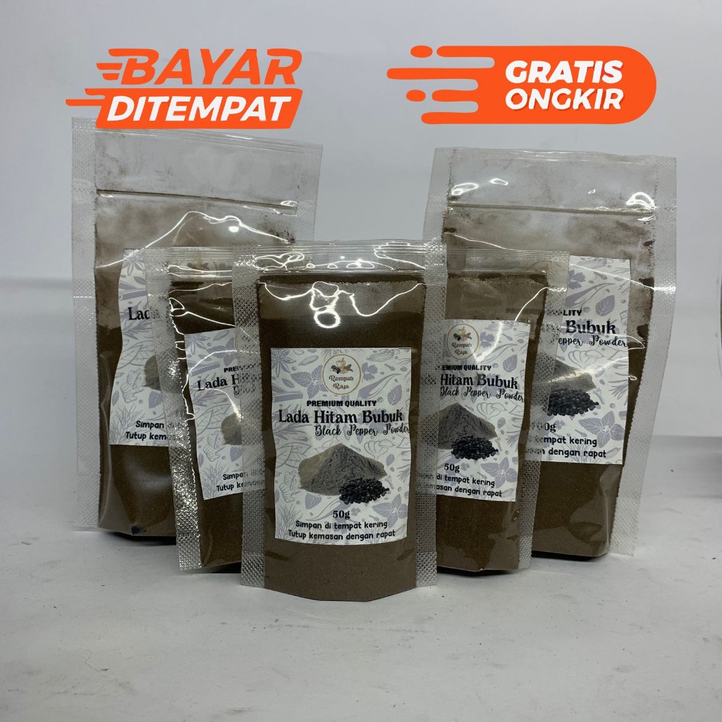 

100gr Lada Hitam Bubuk / Ground Black Pepper / Rempah / PREMIUM QUALITY
