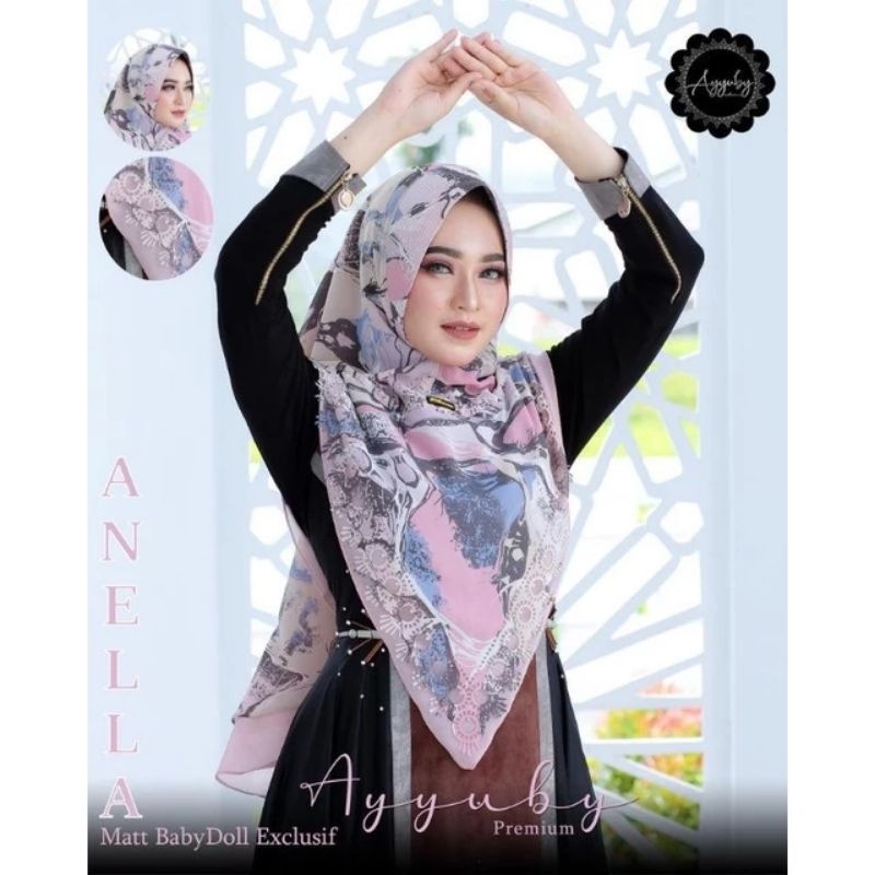 Hijab Ori Ayyuby Random Warna/model