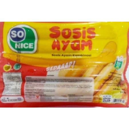 

So nice Sosis Ayam 375gr | 1kg