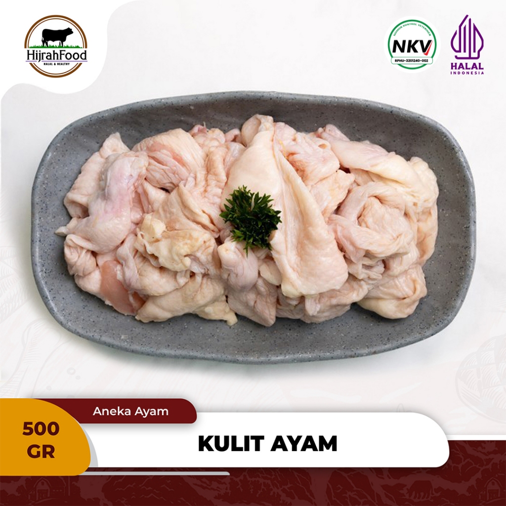 

Kulit Ayam Bersih Premium Frozen - Kulit Dada / Badan | Chicken Skin