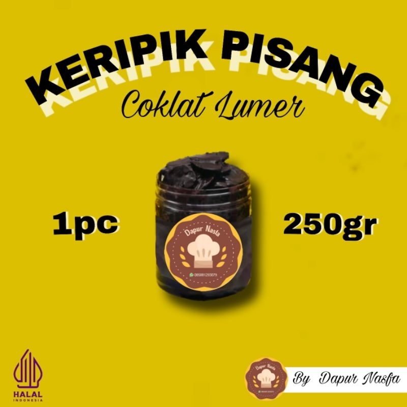 

Keripik pisang coklat lumer by Dapur Nasfa