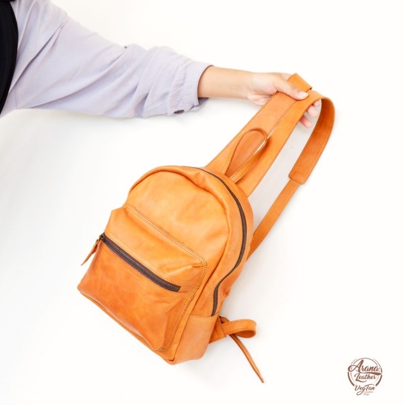 ARANA LEATHER - Mini Backpack/Backpack Kulit/Tas Ransel Kulit Asli/Ransel Kulit Asli