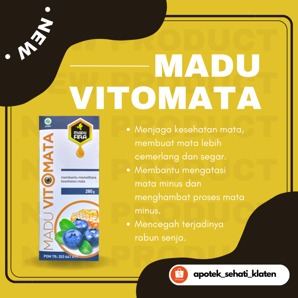 

Madu Vira: Vitomata untuk Kesehatan Mata 280g