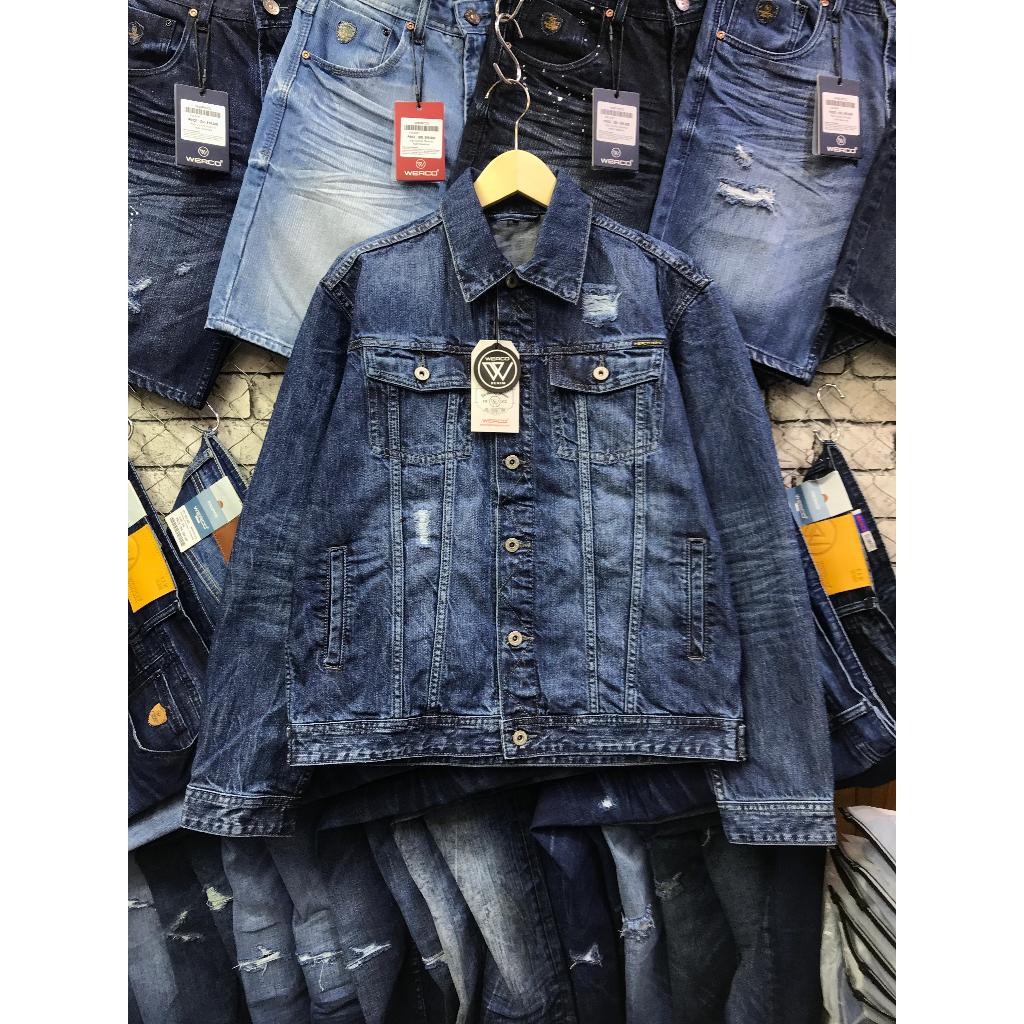 WERCO - JAKET JEANS - JAKET DENIM PRIA - RETRO