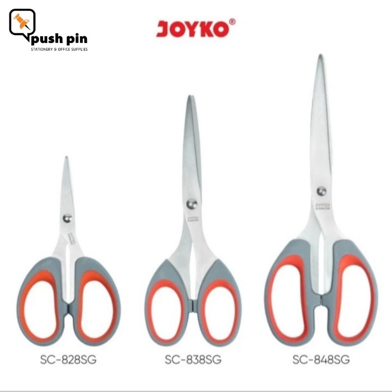 

Gunting Scissors Soft Grip Joyko SC-828SG