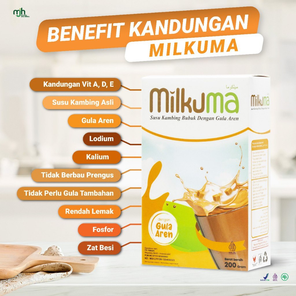

Milkuma Susu Kambing Original 100% Rasa Gula Aren Dan Sukari