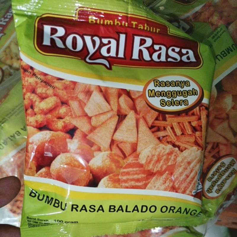 

royal rasa bumbu tabur all varian kemasan 100 gr
