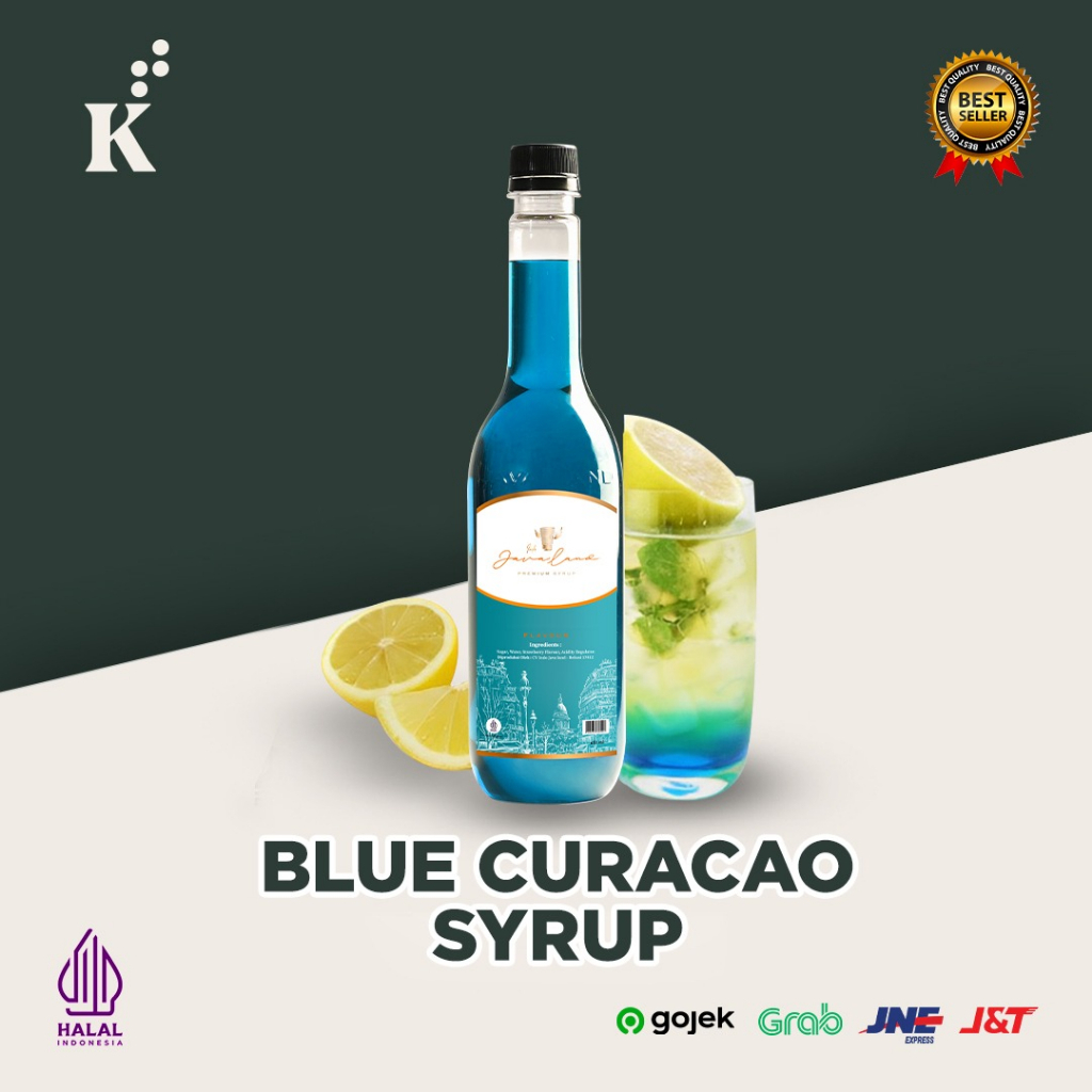 

Syrup Premium Javaland Sirup Aneka rasa Blue Curacao 650 ml