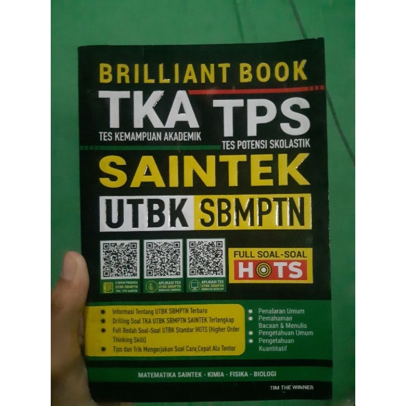 BRILLIANT BOOK TKA TPS SAINTEK UTBK SBMPTN (BEKAS)