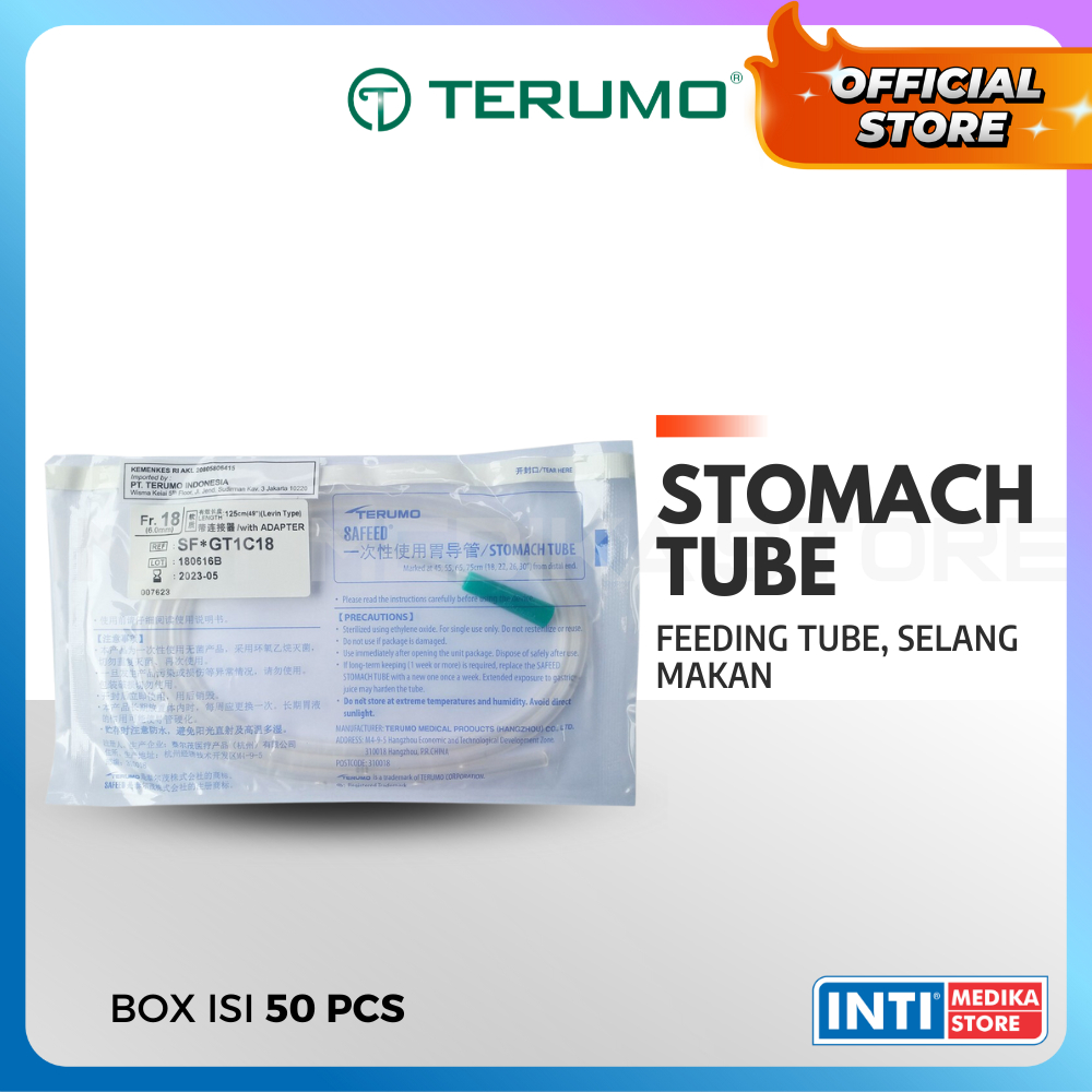 TERUMO - Stomach Tube| Selang Perut | Selang Makan NGT | Feeding Tube