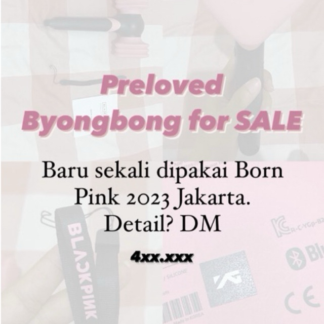 Lightstick Blackpink (Preloved)