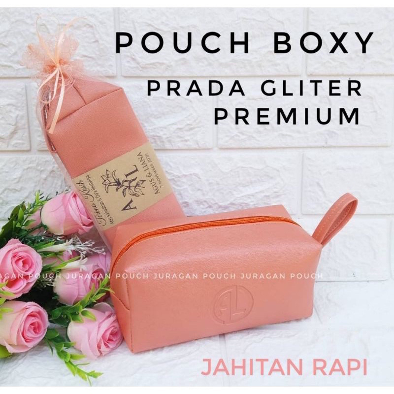 (MINIMAL ORDER 100 pcs) @BOXY BOTEGA GLITER METALIK KILAP PREMIUM Pouch pernikahan souvenir pouch so