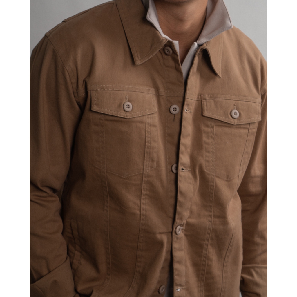 Trucker Jacket Cotton Twill