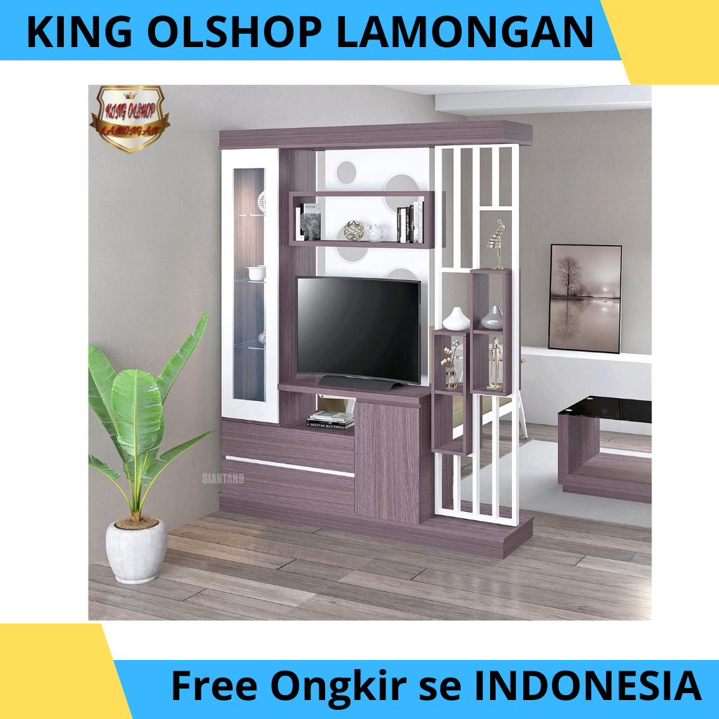 Lemari Bufet Siantano DV 005 Buffet / Divider / Partisi Penyekat Ruangan [LAMONGAN]