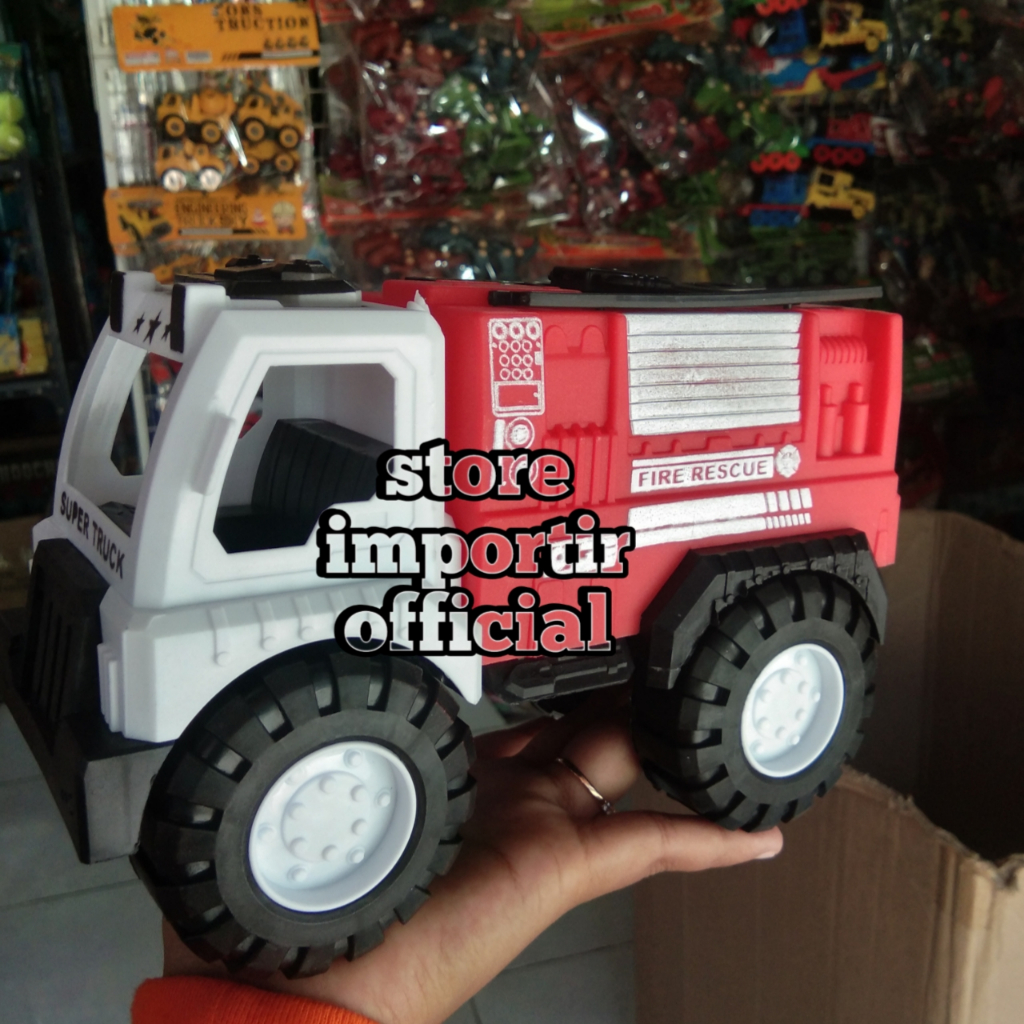 Mainan Anak Mobil Truck Pemadam Kebakaran AK 90 Kemasan Kantong | Mainan Anak Super Heavy Truck Pema