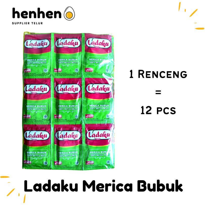 

LADAKU MERICA BUBUK 1 RENCENG ISI 12 PCS Henhen