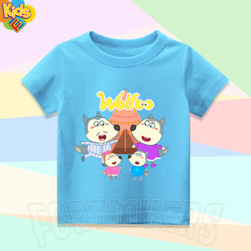 BAJU ANAK KAOS ANAK WOLFOO FAMILY