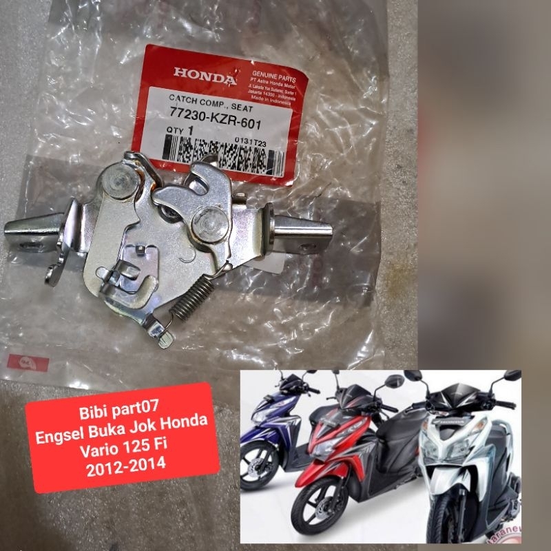 77230-KZR-601 Lawan kunci sadel vario 125 Masih lampu Boklam