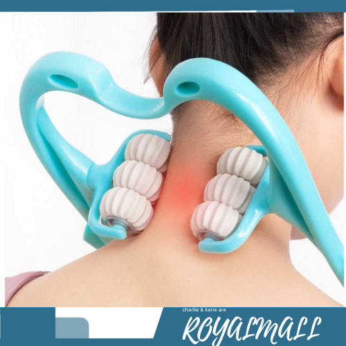 Alat Pijat Leher Manual Relaxing Neck Massager Therapy / Alat Pijat Pijit Pemijat Roll Roller Terapi
