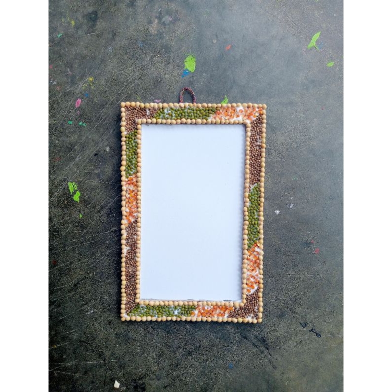 bingkai biji bijian F4 kolase biji bijian