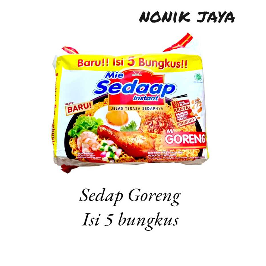

Mie Sedap Goreng Paket 5 Pcs@91g