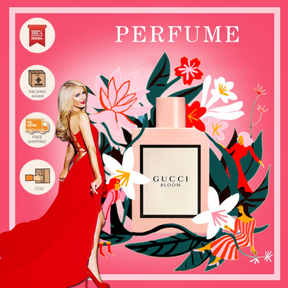 【100% Original】 Gucci Bloom Perfume by Gucci 100 ml Eau De Parfum Spray