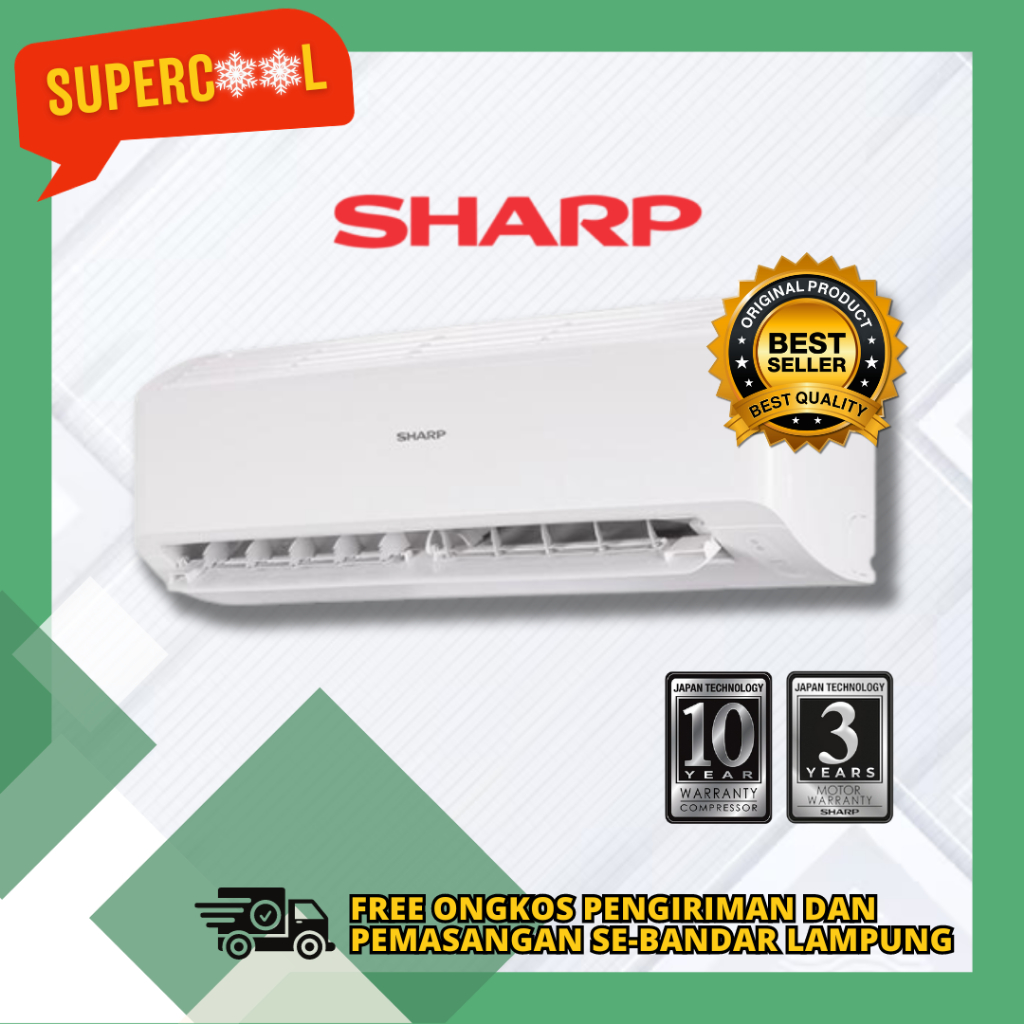 AC SHARP 0.5 PK 1 PK - 5BEY 9BEY TERPASANG