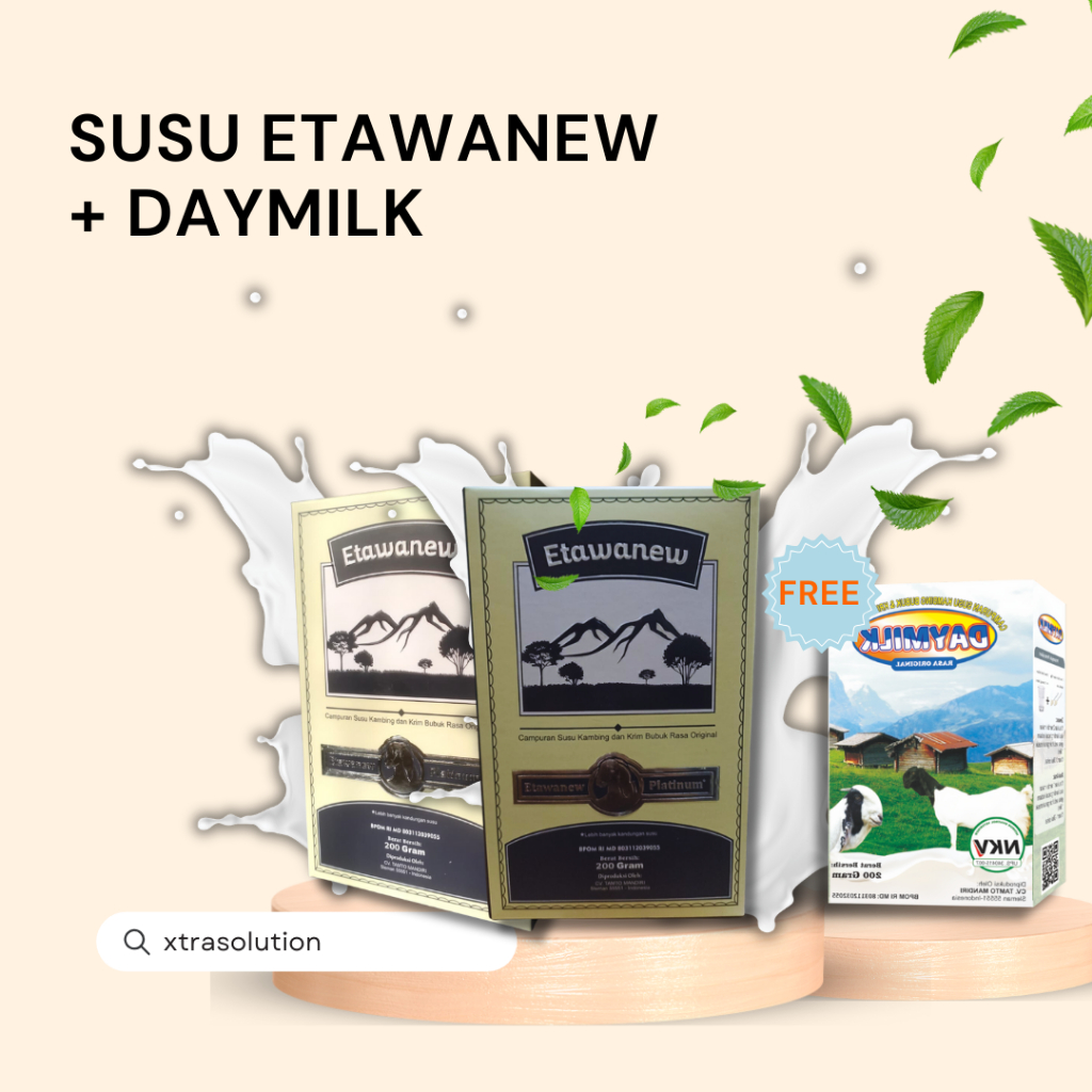 

Susu ETAWANEW PLATINUM 200 Gram- 2 BOX FREE 1 BOX DAYMILK