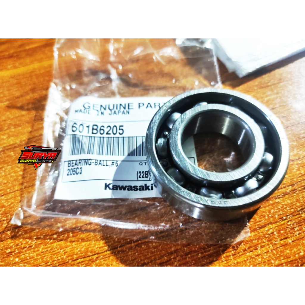 Laher Bearing 6205 C3 Japan Kawasaki Original 601B6205