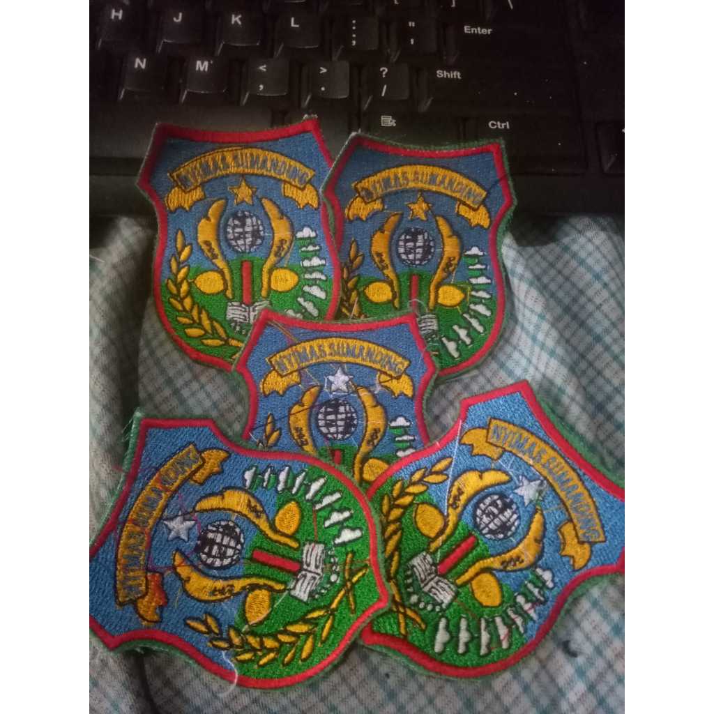 Atribut pramuka / Bordir logo nyimas sumanding bisa custom / bordir badge